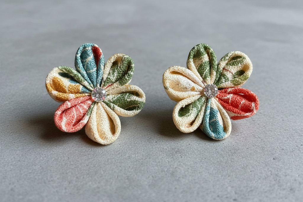 Boucles d'oreilles KIMONO - Akari