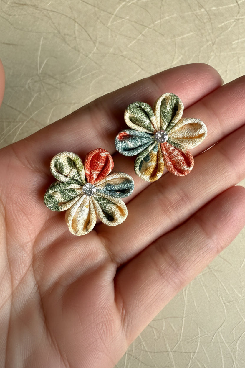 Boucles d'oreilles KIMONO - Akari